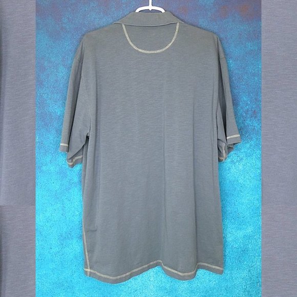 Hathaway Men's Blue Polo Golf Shirt Size Large - Picture 4 of 6